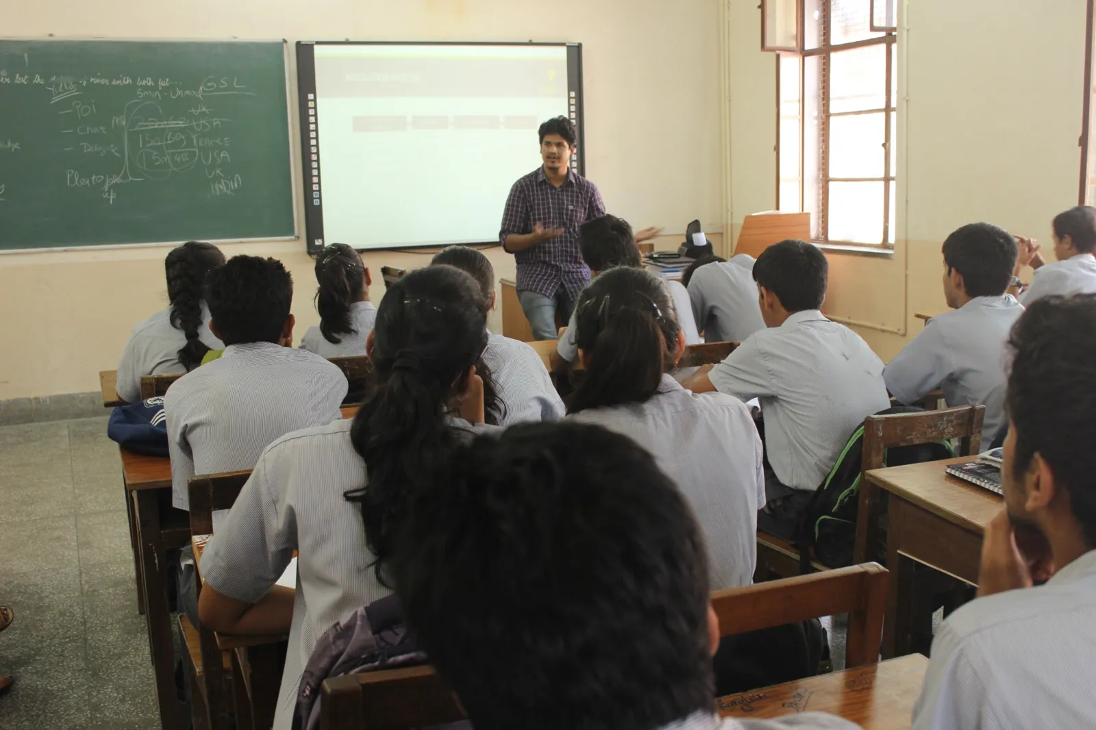 Tarush Jain leading an interactive session