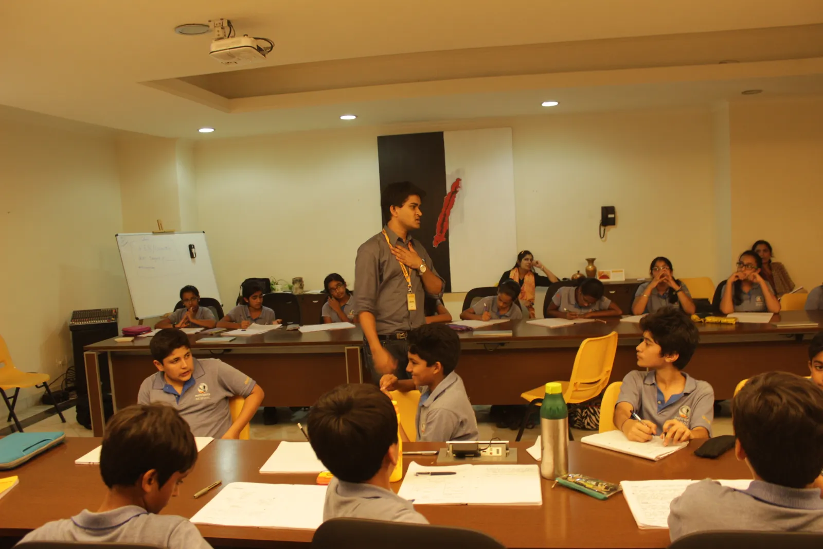 A Brainwiz workshop in a school classroom